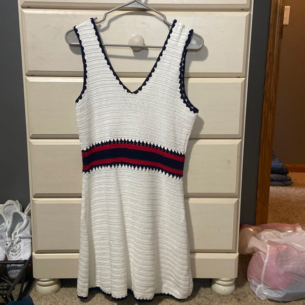 The Upside crochet dress